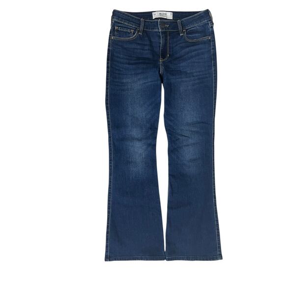 Hollister Mid-rise Bootcut 5 pocket Denim Jeans Size 6S / 28 S Cotton Blend - Picture 1 of 11
